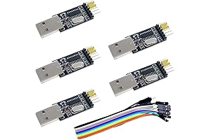 HiLetgo USB to Serial CH340 Module, Pack of 5