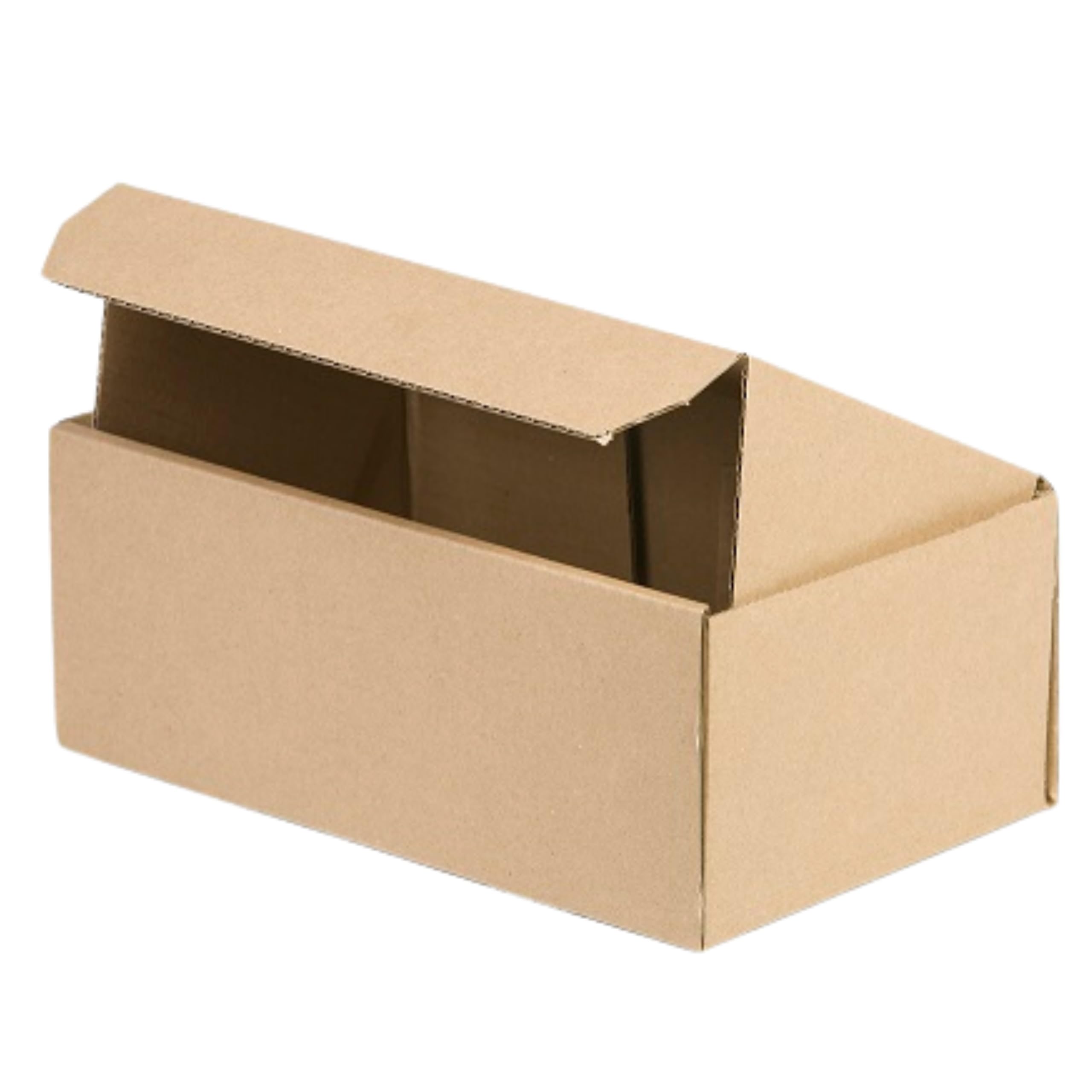 Versandschachtel Klappdeckelkarton 220x120x80 mm Aussenmass einwellig Kleiderbox braun NEU (380 Stück)