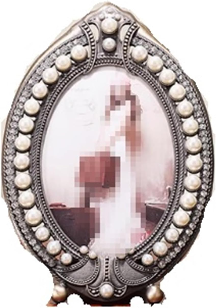 象眼細工パールメタルテーブル写真フレーム 水平および垂直用 モデルルームテーブル(2.15 x 10 x 20cm)