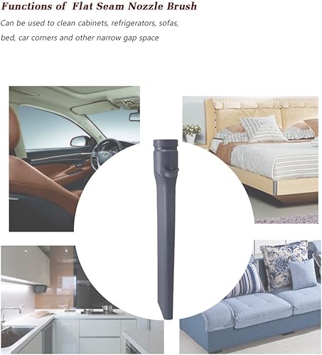 Miniatura 5 de I clean Aspiradoras de repuesto Dyson Parts cepillo de boquilla de costura plana para Dyson V6 DC35 DC59 DC45 DC58 DC62 DC48, con un cepillo de