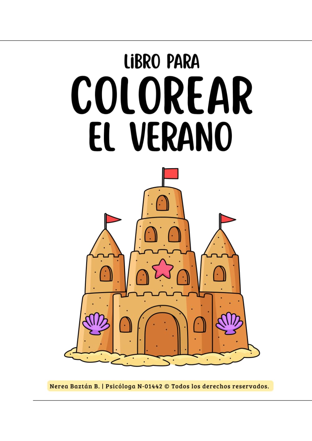 Libro para colorear EL VERANO (Libro para colorear - Las estaciones)