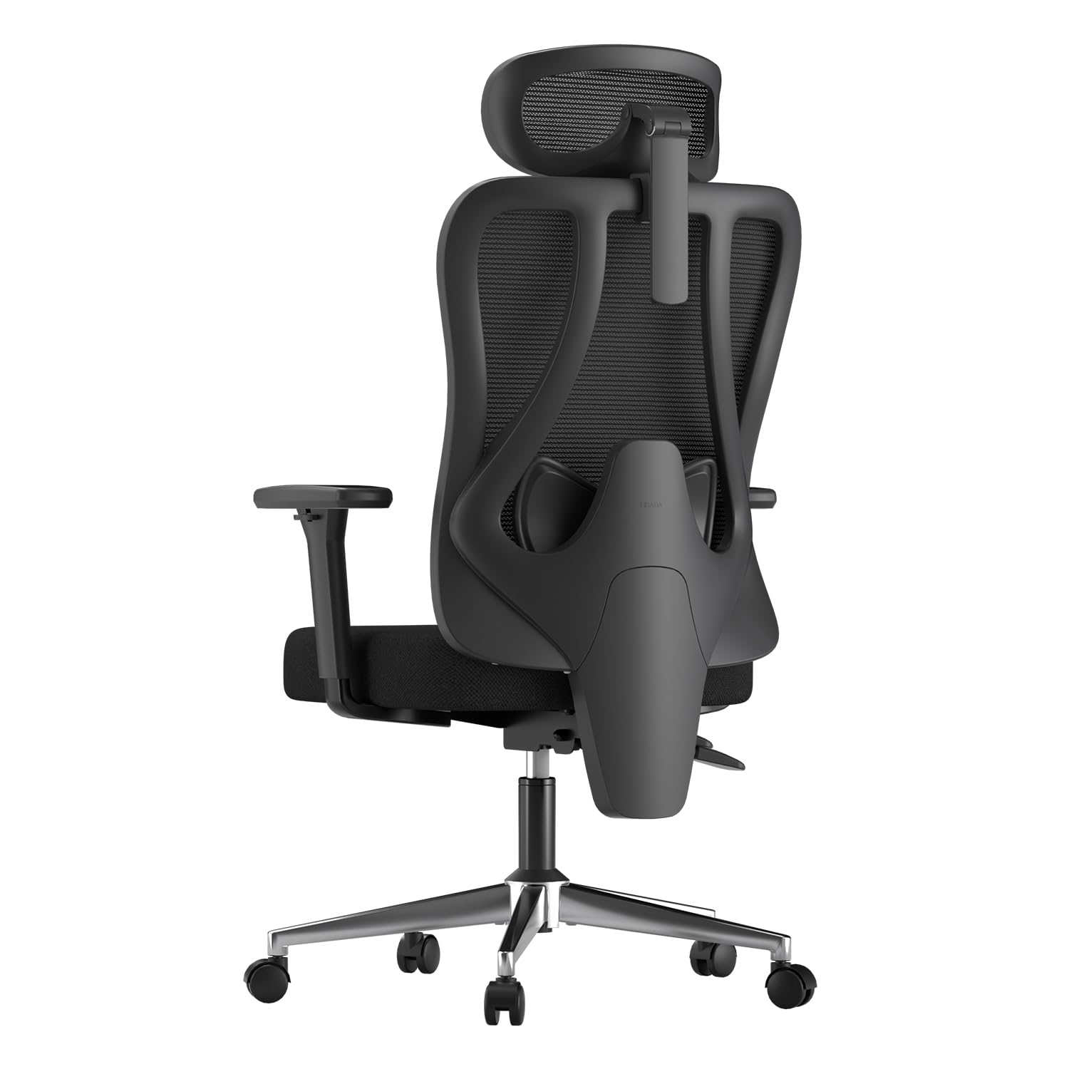 Hbada P3 Silla Ergonomica Escritorio, Silla Oficina Soporte Lumbar, Silla de Ordenador reclinable de ángulo Grande, Respaldo de Malla elástica, Negra