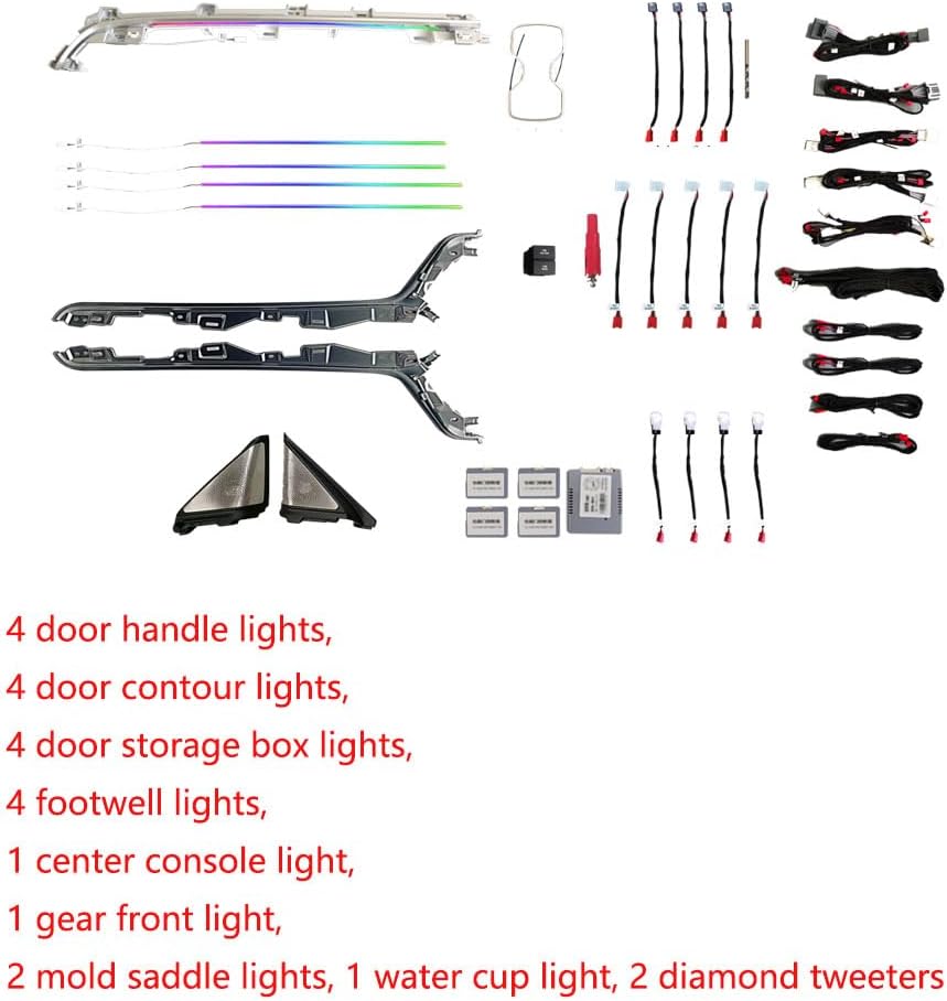 256 Color for 18-23 Accord Gradient Active Ambient Lighting Atmosphere Light