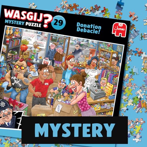 Wasgij Mystery 29, Donation Debacle, Unique 1000 Piece Jigsaw Puzzle for Adults, Colourful, Puzzling - Image 3