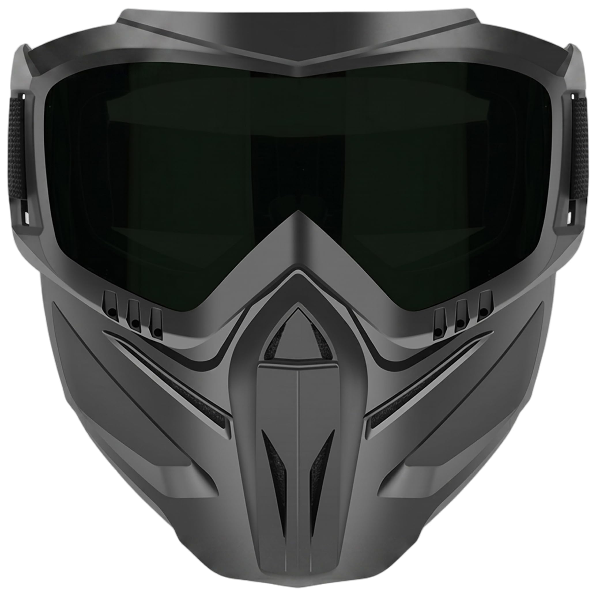 Welding Mask, Detachable Welding Goggles Dust & Windproof Face Shield for Grinding - Green Lens