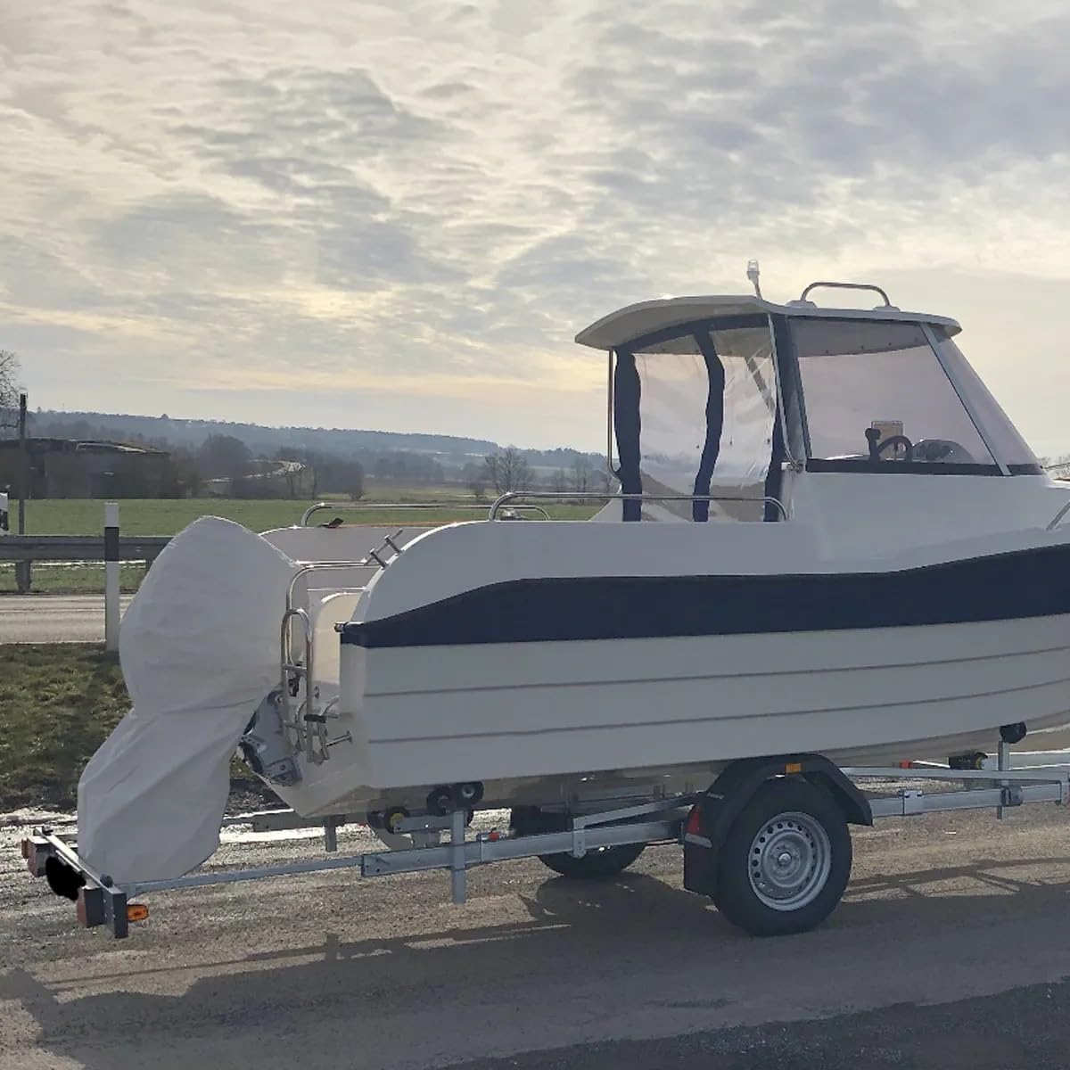Oceansouth Coperture complete per motori fuoribordo Honda (BF200-BF250 (dal 2019 al 2024), 25")