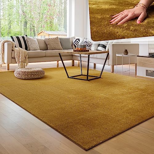 Paco Home Waschbarer Teppich Wohnzimmer Schlafzimmer Kurzflor rutschfest Flauschig Weich Moderne...