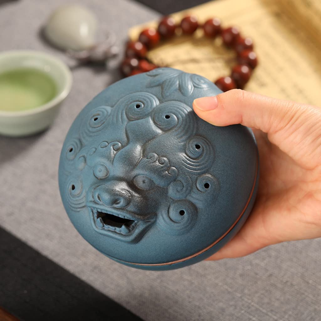Quemador de Incienso Pixiu Horno de Incienso hogar Interior cerámica decoración Creativa Ceremonia del té Incienso sándalo Incienso de Madera de agar Quemador de Incienso en Cascada
