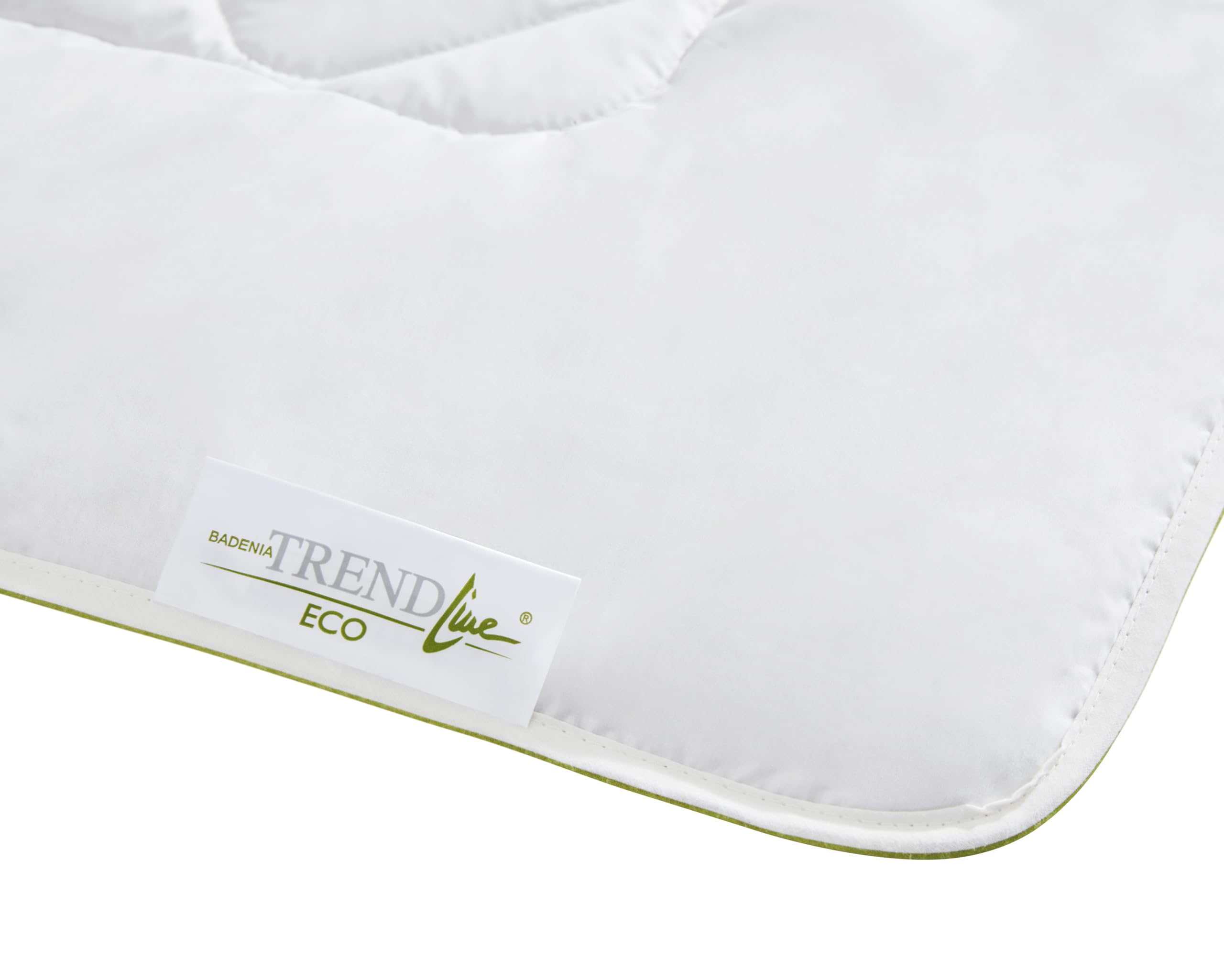 Badenia Trendline Eco Steppbett Kamel Leicht 135 x 200 cm, weiß, Öko- Tex Zertifiziert, produziert nach deutschem Qualitätsstandard