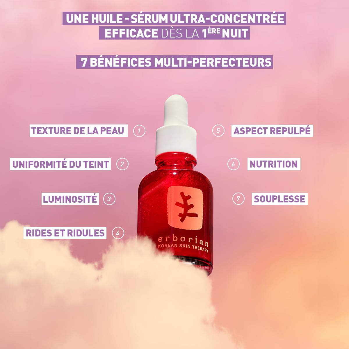 Erborian Skin Therapy Sérum de Nuit Multi-perfecteur au 17 Super Ingrédients