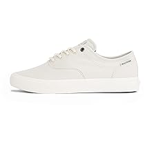 Tommy Hilfiger Uomo Sneakers Vulcanizzate Low Oxford Twill con Logo, Bianco (Alabaster), 44 EU