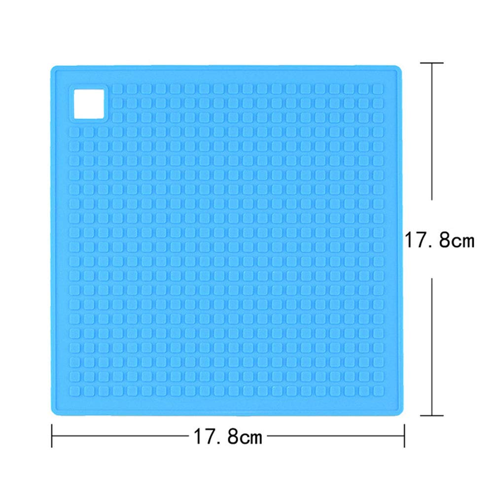 Set de Table en Gel de Silice Lavables Antidérapants (Lot de 4), Faciles à Nettoyer, pour hôtels, Restaurants