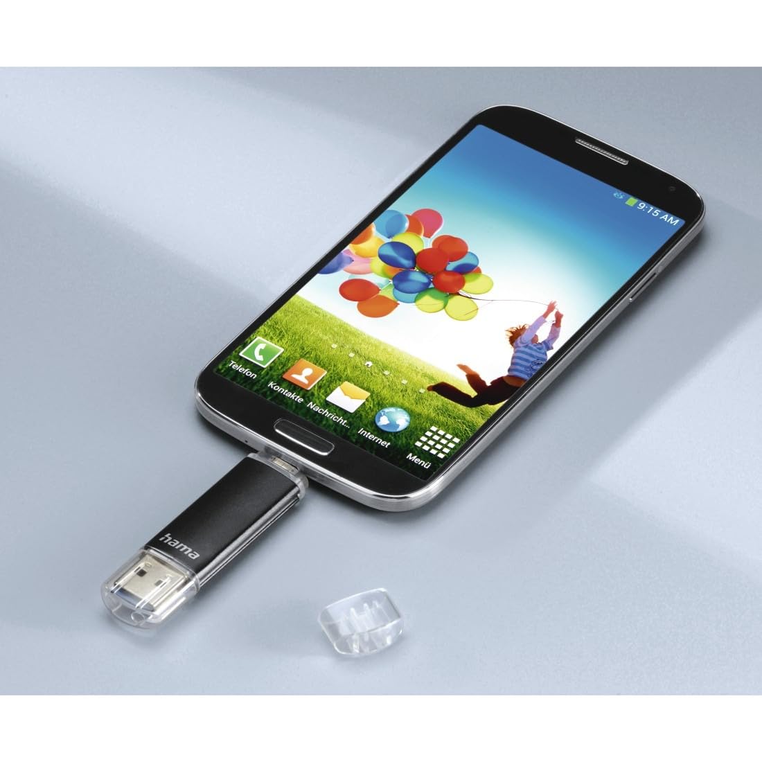 Hama Chiavetta USB da 256 GB con USB 3.0 e microUSB (chiavetta USB 2 in 1, ad esempio per telefono Android, tablet, computer, notebook, PC, laptop, MacBook, OTG, 40 MB/s), chiavetta per cellulare,