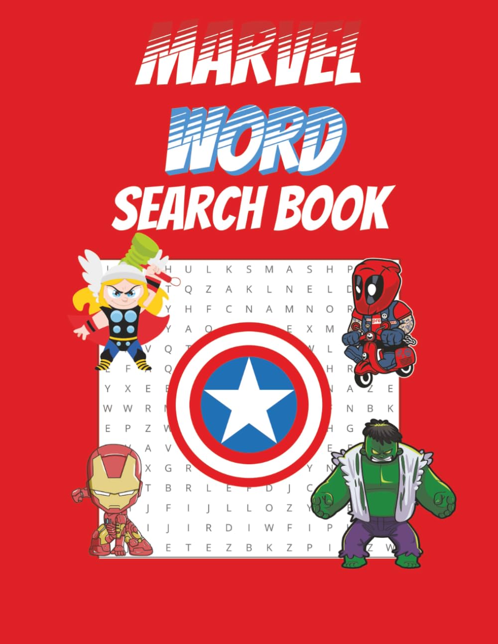 Marvel Word Search Book: A Marvel Themed Word Find Puzzle