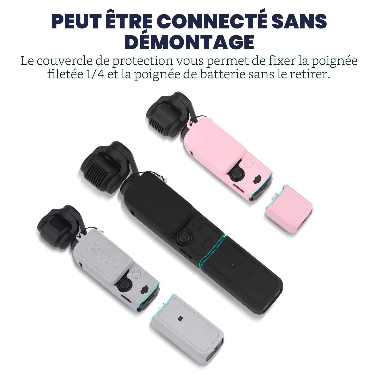 BRDRC Pocket 3 Creator Combo Coque en silicone