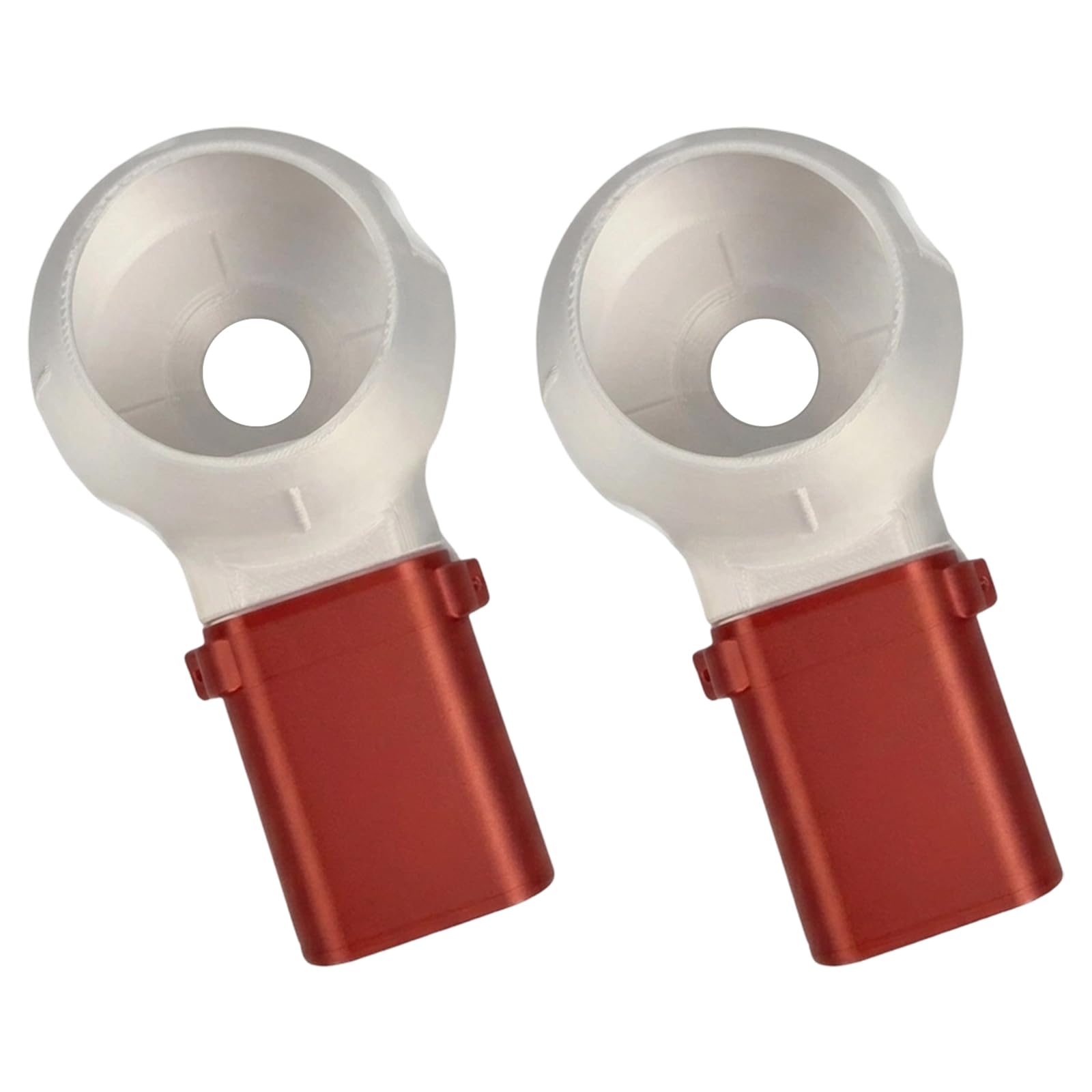 2Pcs Guide Tools, Catcher for Hole Dust Collector, Guide for Vertical Hole Drilling, White and Red Design