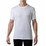 Men's Sweatproof Undershirt - Cotton Crew Neck - Original Fit - with Sweat Pads
