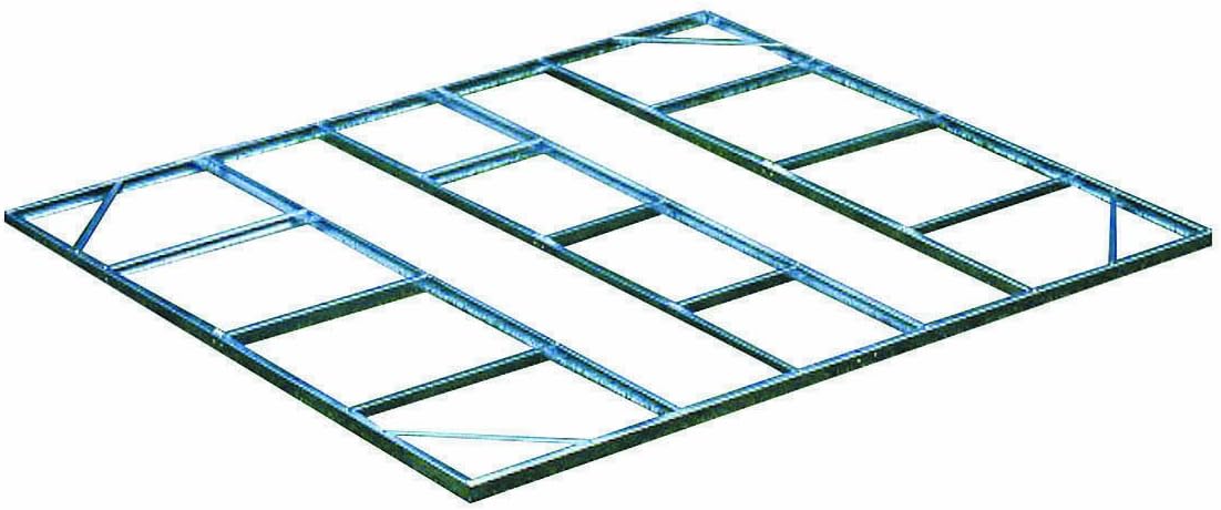 Arrow FDN477 Floor Frame Kit for 6'x5' & 4'x7' Sheds, Silver