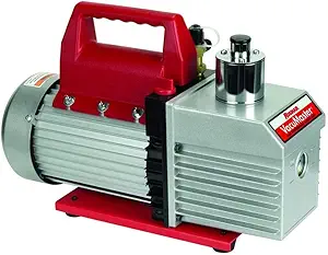 Robinair 15800 VacuMaster Economy Vacuum Pump - 2-Stage, 8 CFM, CHROME,Red/Silver