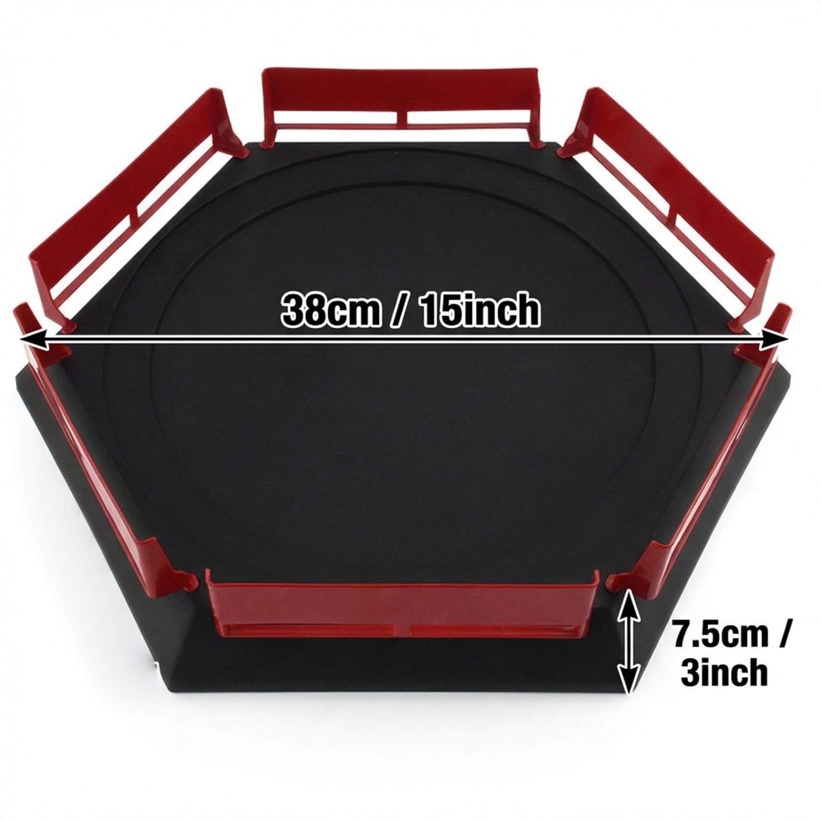 Burst Battle Top Arena, Stade de Jeu de Combat en Plastique avec Garde-Corps pour des Combats intenses avec toupie, Jouet Facile à Assembler pour Jeux d'enfants