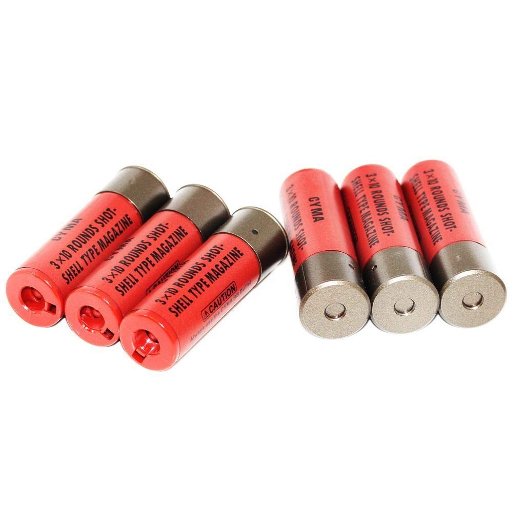 Airsoft Softair CYMA 6pcs Packung (30rd / jeder) Shotgun Shell Magazine Für CYMA Double-Eagle Tokyo Marui Shotgun