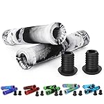 Scooter Grips - Mixed Color Bike Bicycle MTB Scooter Handlebar Grips | 145mm Soft Handle Grips for Pro Stunt Kick SCO oter, BMX Bikes,MTB