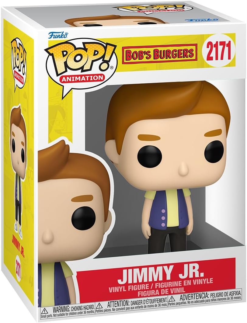 Funko Pop! TV: Bob’s Burgers – Jimmy Jr. – Collectable Vinyl Figure – Gift Idea – Official Merchandise – Toys for Kids & Adults – Cartoon Fans – Model Figure for Collectors and Display Funko Pop! TV: Bob’s Burgers – Jimmy Jr. – Collectable Vinyl Figure – Gift Idea – Official Merchandise – Toys for Kids & Adults – Cartoon Fans – Model Figure for Collectors and Display