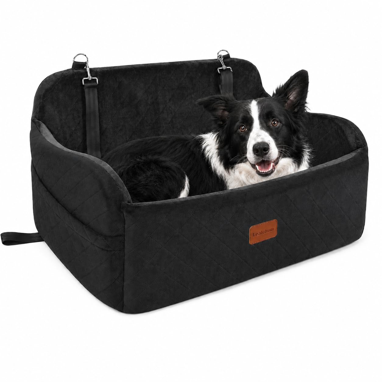 Lealchum 犬用ドライブボックス ドライブベッド 【黒】 Amazon.co.jp: 【Lealchum 公式】犬 車 ドライブベッド ドライブ