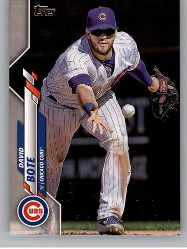 Miniatura 1 de 2020 Topps Baseball #311 David Bote Chicago Cubs Official MLB Baseball Trading Card In Raw (NM or Better) Condition