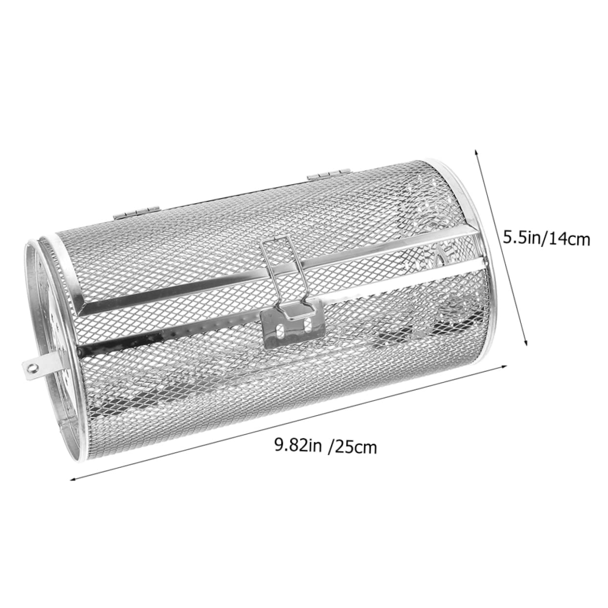 CIYODO Stainless Steel Rotisserie Roaster Basket for Oven Air Fryer Rotating Design for Even Cooking Multi Purpose Tool for Nuts Dried Fruits and Meat Durable Heat Resistant