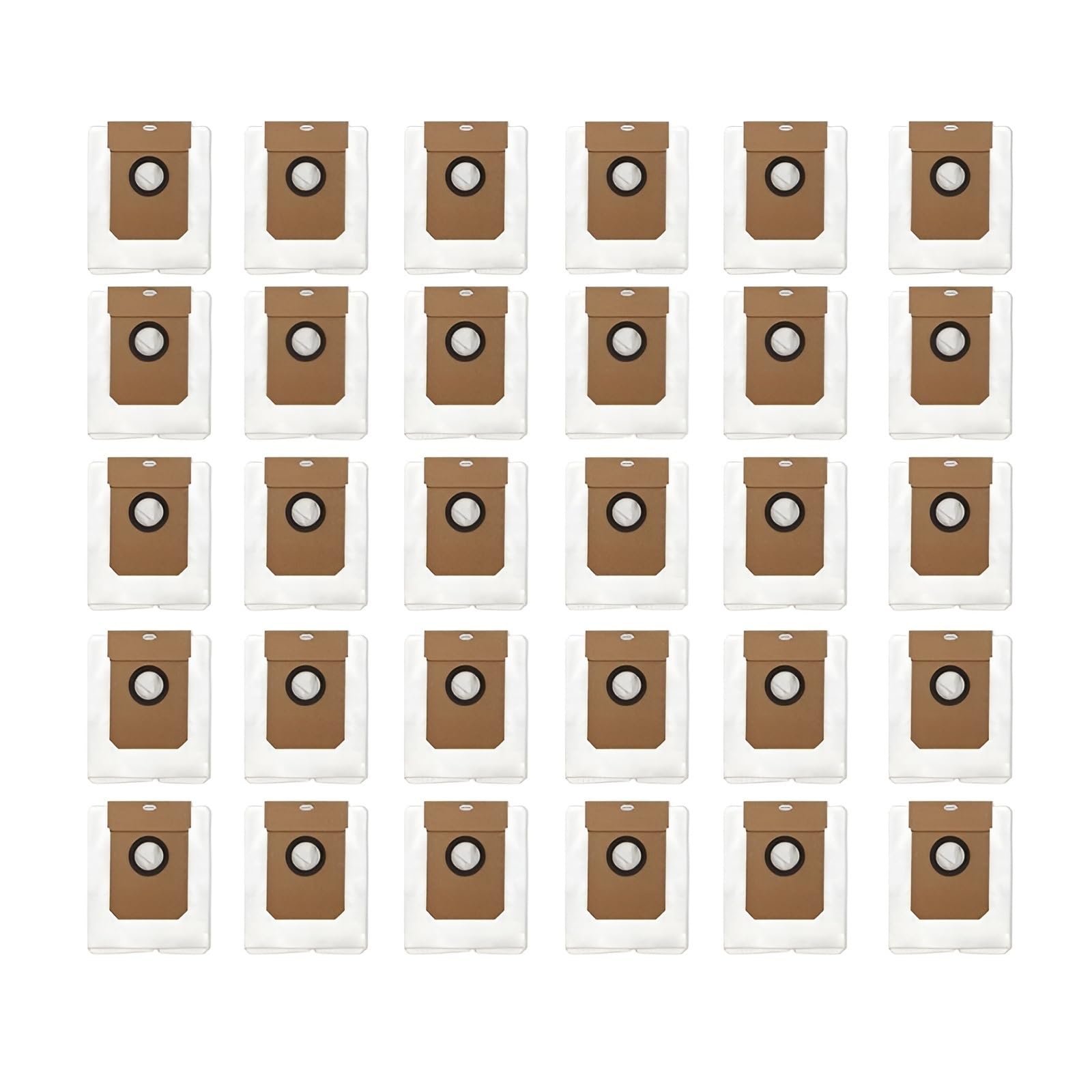 30 bolsas de polvo para aspiradora de gran capacidad compatibles con Conga 1090/8090 Ultra/10000/9090 AI/7490 y Eufy L50/L60 SES