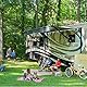 Solera 362226 Familien-Vorzelt, 335 cm, für 300 bis 640 cm manuelle oder elektrische Wohnmobil-Markisen, Polyestergewebe, wetterfest, Aufbewahrungstasche, kompatibel, Dometic, Carefree