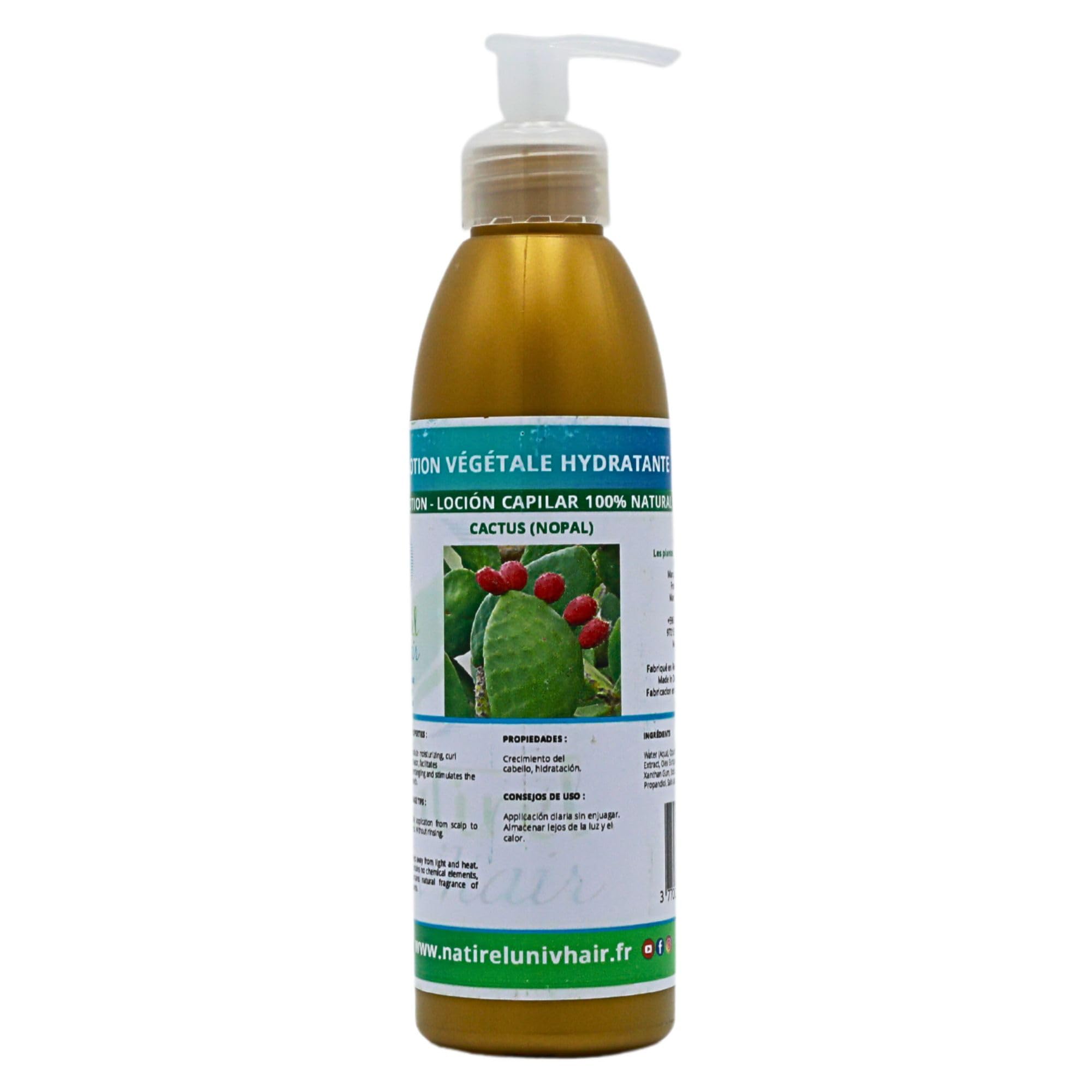 100 % natürliche Lotion auf Basis von Kaktus, Haarserum, feuchtigkeitsspendend, intensive Pflege ohne Ausspülen für trockenes und geschädigtes Haar, Leave-In Styling-Produkte, Behandlungen für das