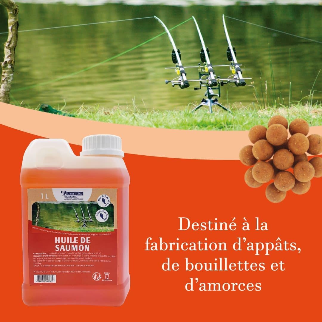 Huile De Saumon Pour Pêche - 1L Attractif Puissant