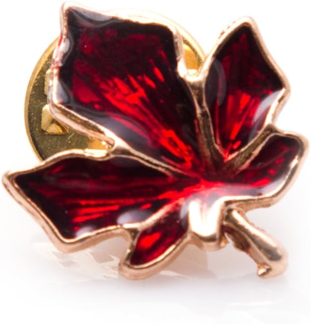 To The Nines Men's lapel Pin - Leaf