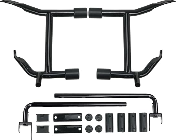 Street Glide Road Glide Saddlebag Guards Crash Bar Compatible with Harley Touring 2009-2025 FLTRX FLTRXL FLHX FLHXU FLHXL FLTRXSE FLHXSE FLTRXSTSE with Support Rails Protection Kit