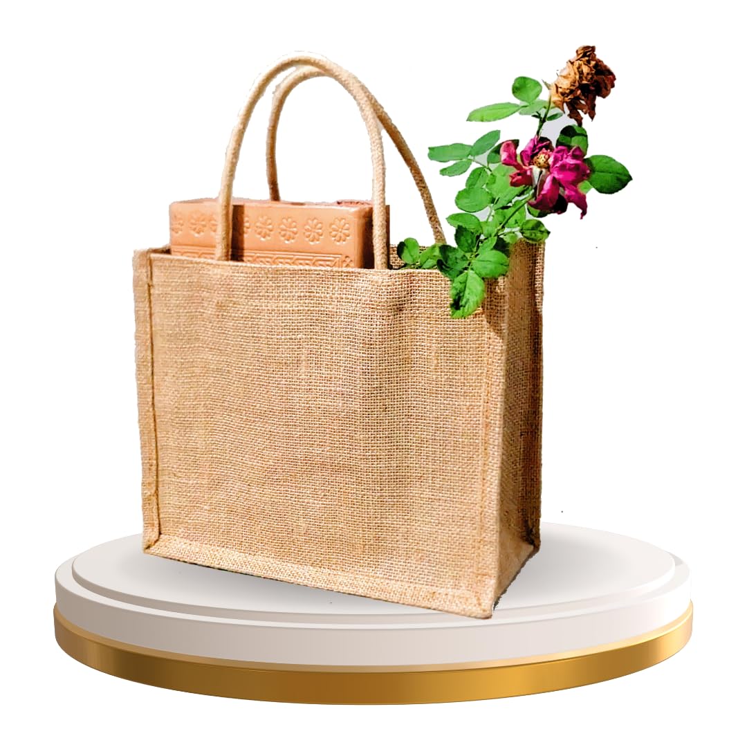 Handmakers Natural Beige Womens Handmade Small Jute Gift Bags for Weddings and Engagements (3) (B0DB1L18DC) Amazon Price History, Amazon Price Tracker