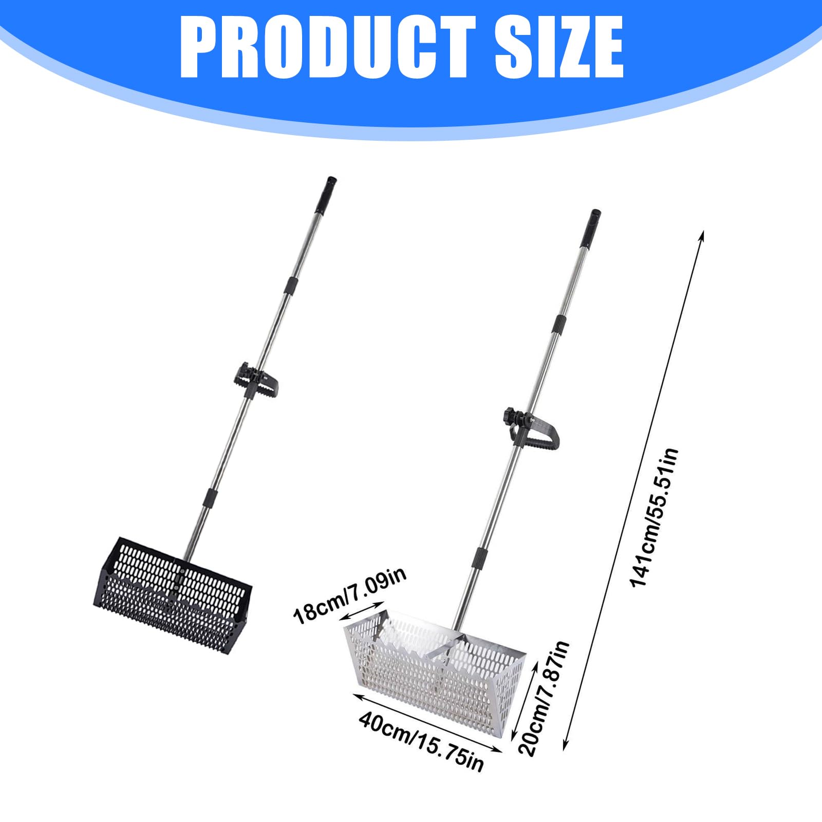 Palmare Sifter Setaccio Erpice Pala Spiaggia Cibo di Mare Catcher Denti Ergonomico Setaccio per Giardinaggio Terreno Allentamento Campeggio Pala di Sabbia Ergonomica