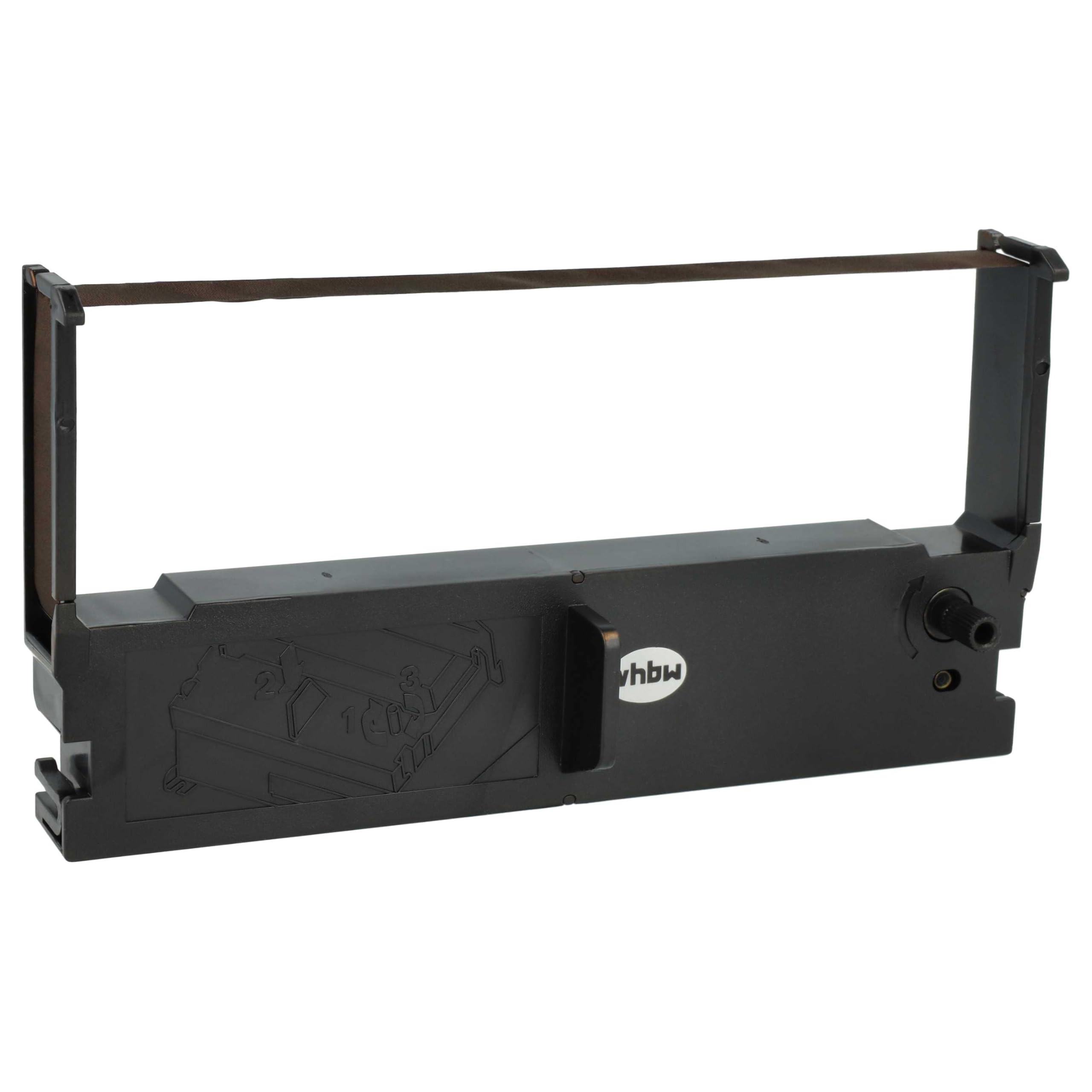 vhbw Ruban encreur compatible Epson TM-U 675, TM-H6000i, TM-H6000, TM-H6000iv imprimante matricielle violet