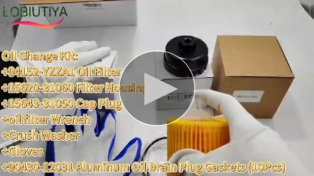 Amazon.com: LOBIUTIYA Oil Change Kit: 04152-YZZA1 Oil Filter