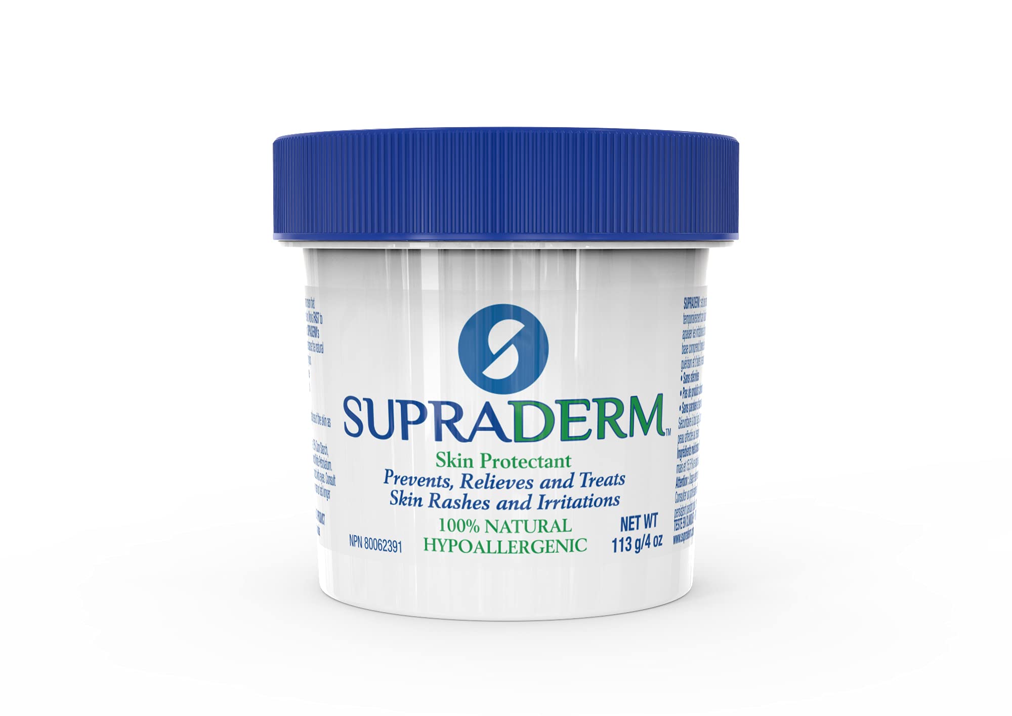 Supraderm Skin Protectant, Zinc Oxide Barrier Paste for Skin Rashes and
