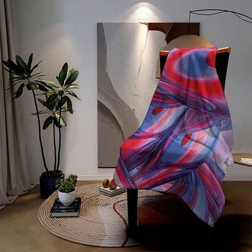 Miniatura 3 de Manta pequeña abstracta para decoración del hogar, manta para sofá, decorativa, 30 x 40 pulgadas
