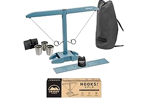 Hooks XPLR Ring Toss Game by Craggy Games: The Ultimate Tailgate, Camping, and Party Essential