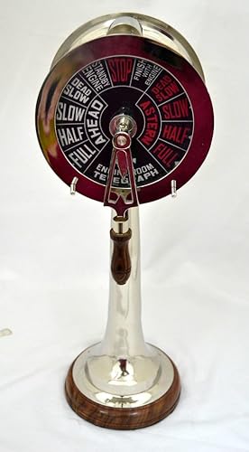 Miniatura 4 de Brass Nautical Ship Telegraph - Réplica de telégrafo antiguo, decoración náutica, decoración marítima, decoración marítima, coleccionables,