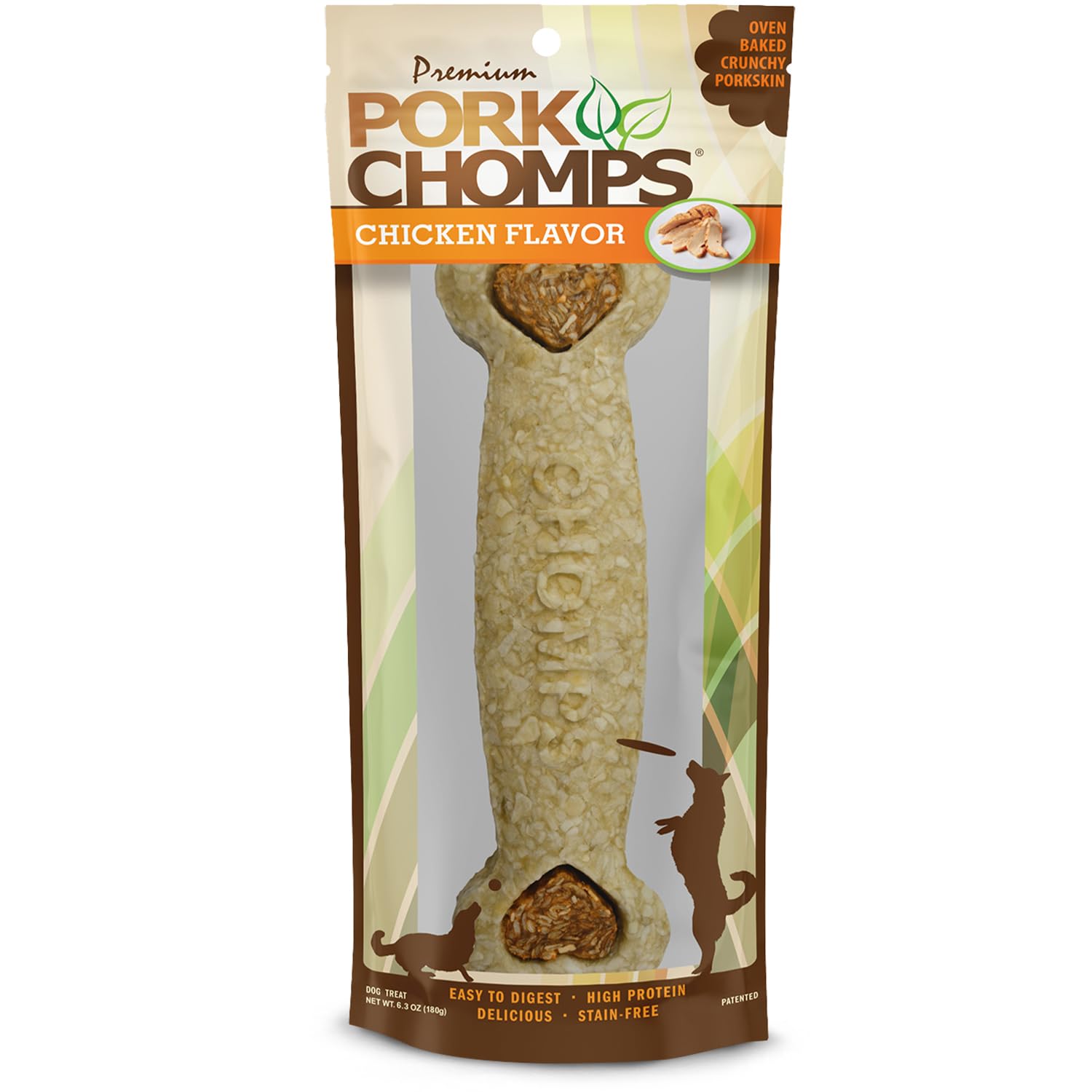 Dog Chew, 7-inch Crunchy Bone, Chicken Flavor, 1 Count