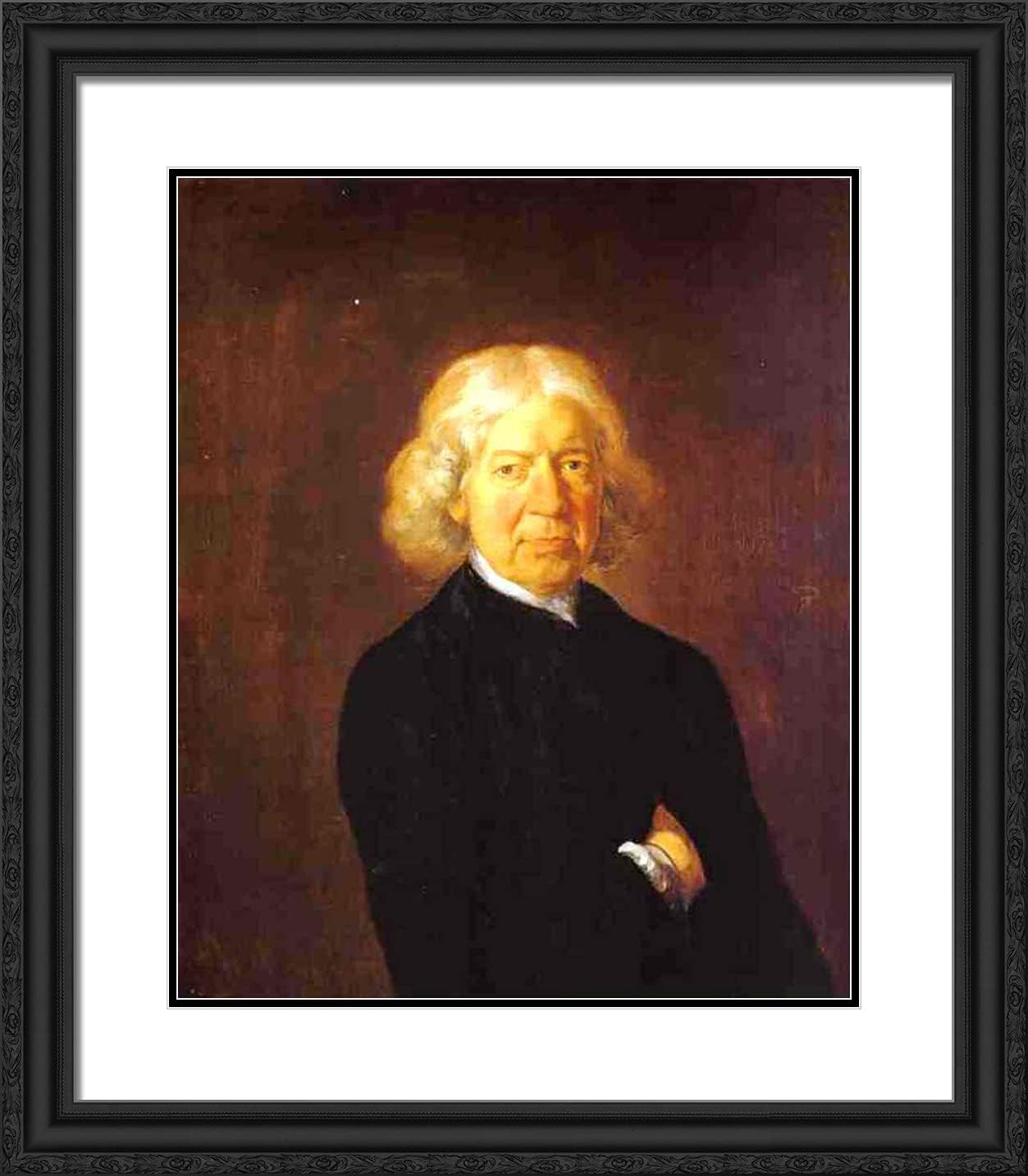 ArtDirect Gainsborough, Thomas 20x23 Gold Ornate Framed Art Print with Double Matting Titled: John Kirby