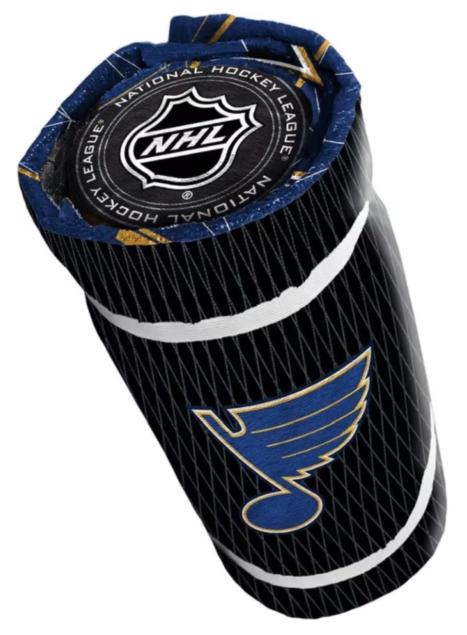 NORTHWEST Licensed NHL Easy Roll Up Comfort Microfiber Beach Towel with Built in Pillow (St Louis Blues)