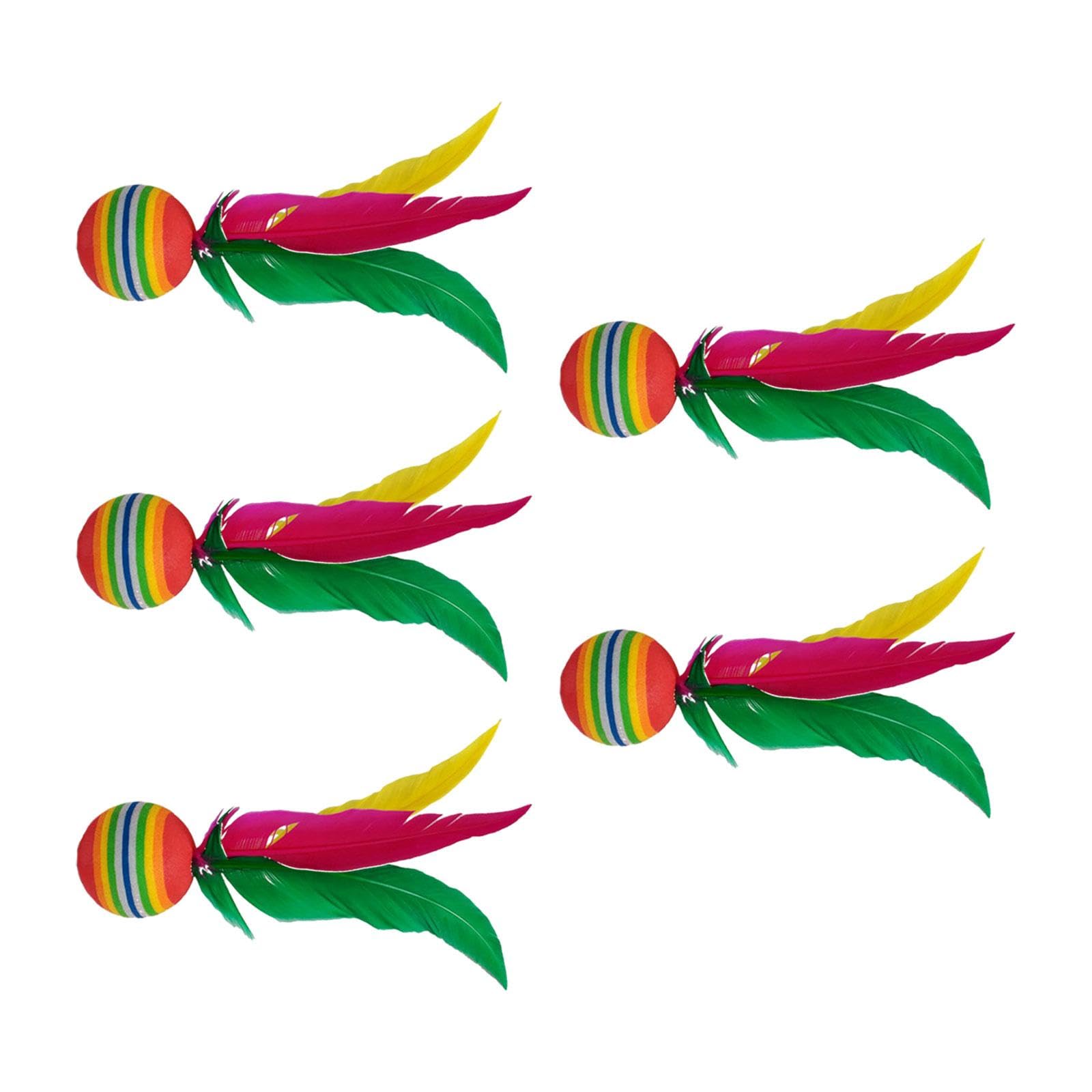 LOOM TREE® 5Pcs Badminton Shuttlecocks Outdoor Sports Toys for Physical Exercise Indoor | Tennis & Racquet Sports | Badminton-picture-27