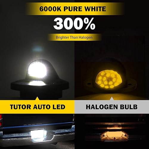 Miniatura 3 de Conjunto de luces LED para matrícula, compatible con Ford F150 F250 F350 F450 F550 Superduty Ranger Explorer Bronco Excursion Expedition, 6000 K