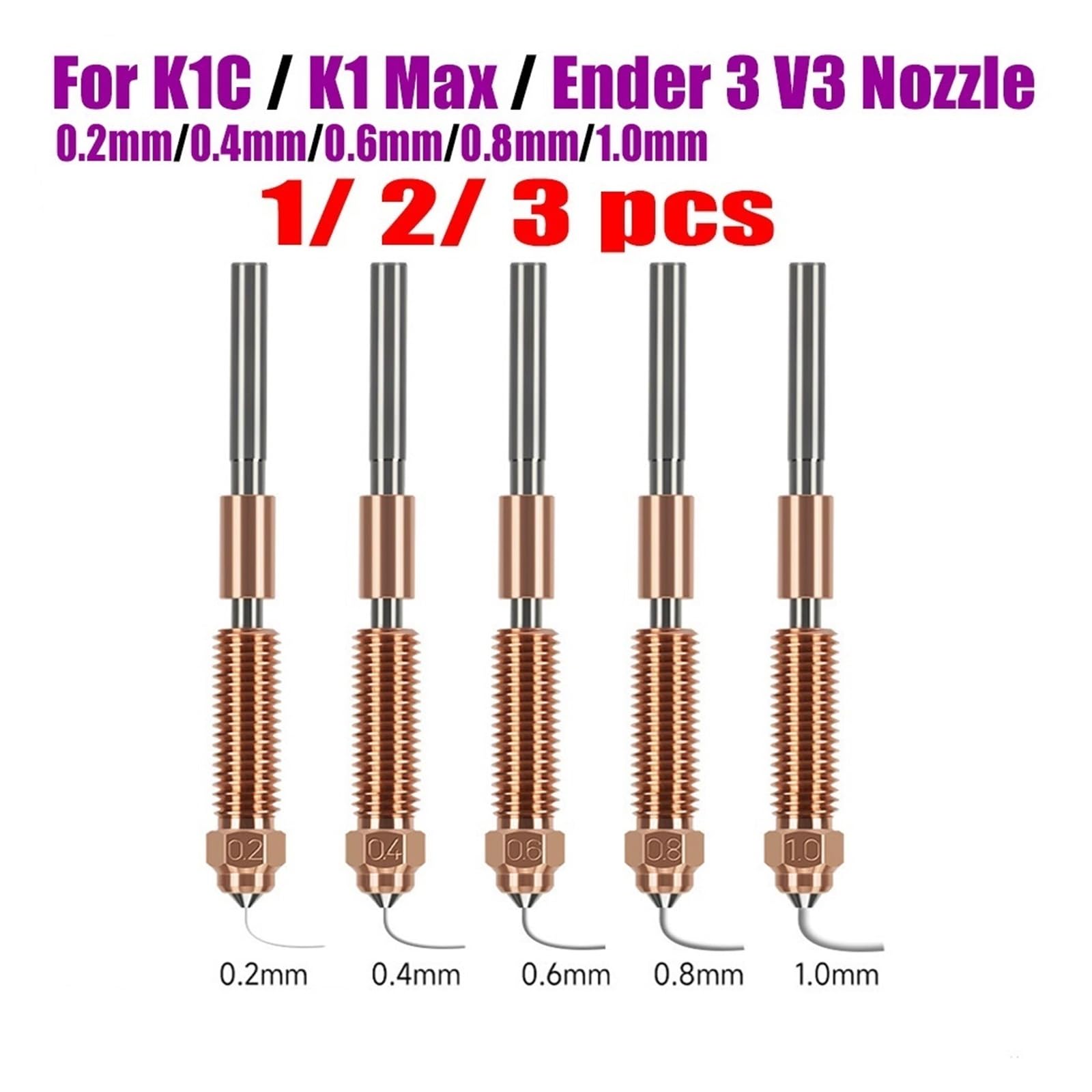 Amazon.co.jp: Creality K1C Unicorn クイックスワップノズル対応 - K1